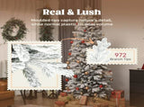7ft Flocked Artificial Christmas Tree T3398P424894