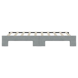 Daybed with Trundle without Mattress Light Grey 90x190 cm Single 3197495