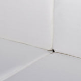 Garden Sofa Brown, Cream White PE Rattan, Powder-Coated Steel 41869