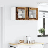 Hanging Cabinet 2 pcs Old Wood 40 x 31 x 40 cm Engineered Wood 884207