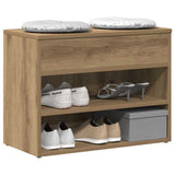 Shoe Bench Artisan Oak 60x30x45 cm Engineered Wood 856755
