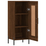 Sideboard Brown Oak 34.5x34x90 cm Engineered Wood 830459