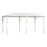 Gazebo with Post Covers 2.98x5.3x2.59 m Cream 160 g/m 313617