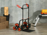 Steel Folding Hand Truck, Heavy Duty Foldable Trolley on Wheels, Multi-Purpose Sack Truck Moving T3398P342351
