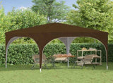 Pop-up Party Tent 290 x 290 x 245 cm Taupe 42019850