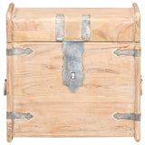 Chest 40x40x40 cm Solid Acacia Wood 289648