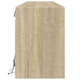 TV Wall Cabinet with LED Sonoma Oak 180x31x45 cm 3307935