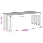 Coffee Table Brown 90 x 45 x 35 cm Solid acacia wood 4108120