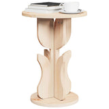 Coffee Table Natural 39.5 x 39.5 x 53.5 cm Solid pine wood 873556