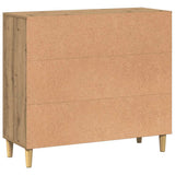 Sideboard Artisan Oak 90x34x80 cm Engineered Wood 856891