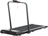 Foldable Walking Treadmill, with LED Display and Wheels, for Home, Office, Gym, Black T3398P376857
