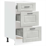 Kitchen Base Cabinet Porto Concrete Grey Engineered Wood 854224