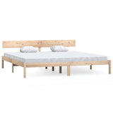 Bed Frame without Mattress Solid Wood 200x200 cm 810167