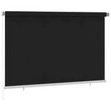 Outdoor Roller Blind 225 cm Black 312947