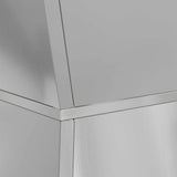 Pillar Planter 2 pcs Silver 40 x 40 x 100 cm 873863