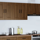 Kitchen Wall Cabinet Kalmar Brown Oak Engineered Wood 853584
