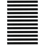 Self-adhesive Door Brush Seals 12 pcs Black 100 cm 42019567