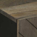 Bathroom Cabinet Black 38x33x58 cm Solid Wood Mango 4017705