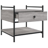 Coffee Table Grey Sonoma 50x50x50 cm Engineered Wood 833968