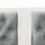Headboard Other White and light grey 135 cm Solid pine wood 879018