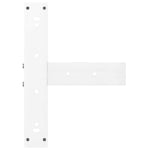 ZNTS Bar Table Legs T-Shaped 2 pcs White 40x35x cm Steel 4013097