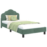 Children's Bed Frame with Headboard Sea Green 80 x 200 cm 42010948