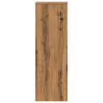ZNTS Plant Stand Artisan Oak 33x33x100 cm Engineered Wood 852959
