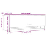 Wardrobe Old Wood 100x32,5x35 cm Engineered Wood 856616