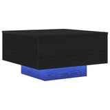 Coffee Table Black Oak 55 x 55 x31 cm Engineered Wood 862996