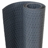Balcony Screen Anthracite 300x80 cm Poly Rattan 156235