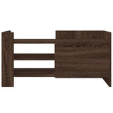 TV Cabinet Brown Oak 80x35x40 cm Engineered Wood 848373