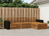 Outdoor Sofa Set 4 pcs Natural 3384210
