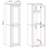 Wardrobe PANAMA Honey 51 x 50 x 185 cm Solid Pine Wood 42042129