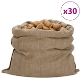 Jute Sacks 30 pcs 100x110 cm 100% Jute 340 gsm 155810