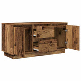 TV Cabinet with LED Lights Old Wood 100x41x50 cm 861416