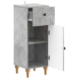 Bathroom Storage Cainet ALKMAAR Concrete Grey 30 x 31 x 80 cm 896168