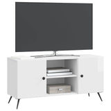TV Cabinet High Gloss White 102 x 34.5 x 50 cm Engineered Wood 895619