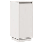 Sideboard White 31.5x34x75 cm Solid Wood Pine 813352