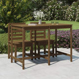 Garden Table Honey Brown 159.5x82.5x110 cm Solid Wood Pine 824098