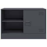 TV Cabinets 2 pcs Anthracite 67x39x44 cm Steel 841696