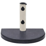 ZNTS Umbrella Base Black 40x28x4 cm Granite 313668