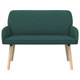 2 Seater Sofa with Solid Wood Legs 2-Seater Dark Green 42051035