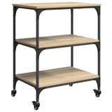 Kitchen Trolley Sonoma Oak 60 x 41 x 76 cm Engineered Wood 883005