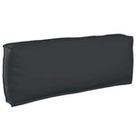 Pallet Cushion Set 2 pcs Black 120 x 80 x 12 cm Oxford fabric 3329083