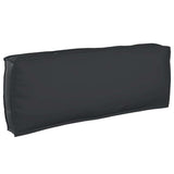 Pallet Cushion Set 2 pcs Black 120 x 80 x 12 cm Oxford fabric 3329083