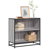 Book Cabinet Grey Sonoma 80.5x35x76 cm Engineered Wood 849107