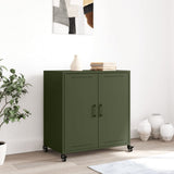Sideboard Olive Green 68x39x72 cm Steel 846660