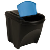 Stackable Dustbins 3 pcs Anthracite 75 L 316184