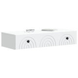 Wall-Mounted Side Table Wall-mounted White 87.5 x 34.5 x 17 cm 898155