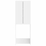 Toilet Cabinet ZWOLLE White 66 x 25.5 x 190 cm Engineered Wood 896475